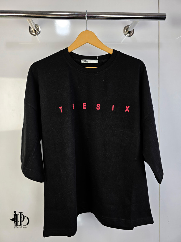 تیشرت باکسی The six برند ZARA