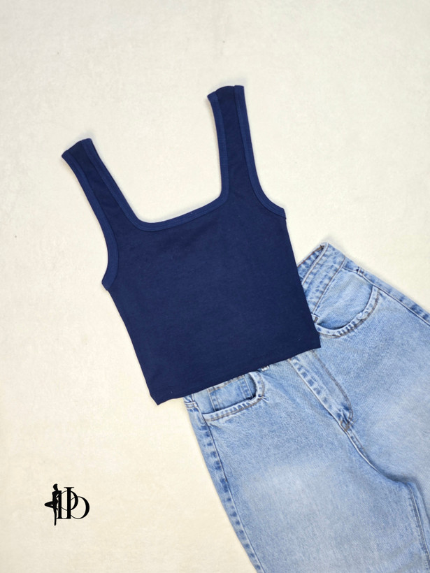 تاپ یقه خشتی کبریتی برند ZARA