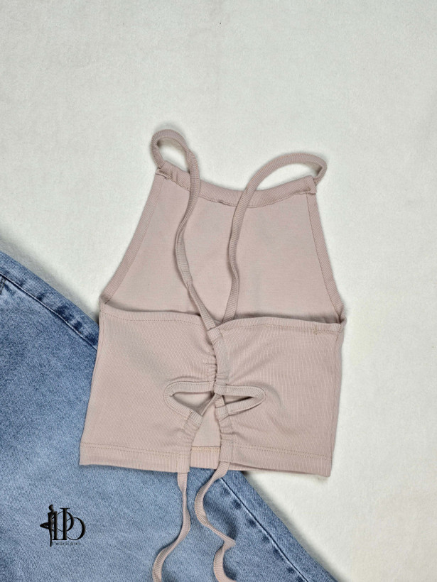 تاپ پشت بندی کبریتی برند ZARA