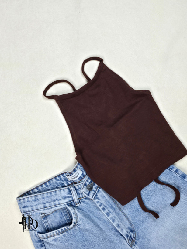 تاپ پشت بندی کبریتی برند ZARA